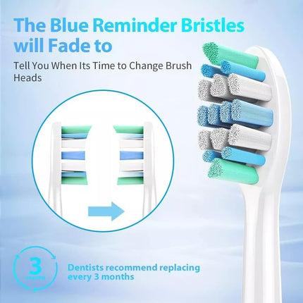 Replacement Toothbrush Head for Philips Sonicare Electric Replacement Brush 6PK