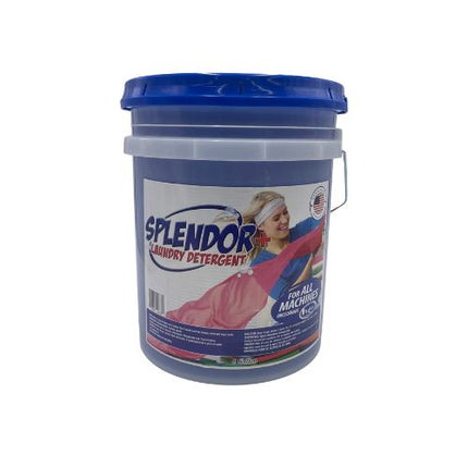 SPLENDOR+ – 5 Gallon Blue Heavy Duty Laundry Detergent