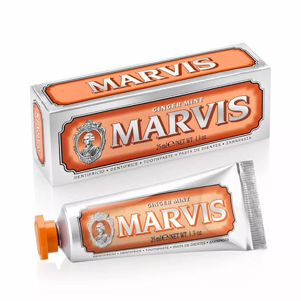 Marvis  Ginger Mint 3.8oz/75ml Made In Italy (Set Of 4) Fluoride Free