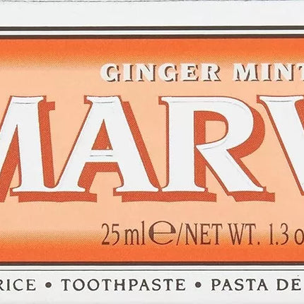 Marvis  Ginger Mint 3.8oz/75ml Made In Italy (Set Of 4) Fluoride Free