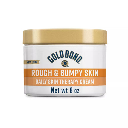 Gold Bond Rough & Bumpy Daily Skin Therapy Cream, 8 oz., With 7 Moisturizers & 3