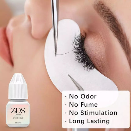 Extra Strong Eyelash Extension Glue - ZDS Lash 0.17fl.oz / 5ml 11-Weeks, 0.5 Sec