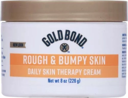 Gold Bond Rough & Bumpy Daily Skin Therapy Cream, 8 oz., With 7 Moisturizers & 3