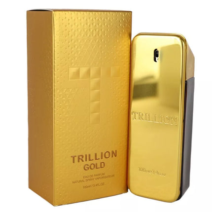 TRILLION GOLD Eau De Parfum For MEN  3.4 fl Oz. NEW IN SEALED BOX